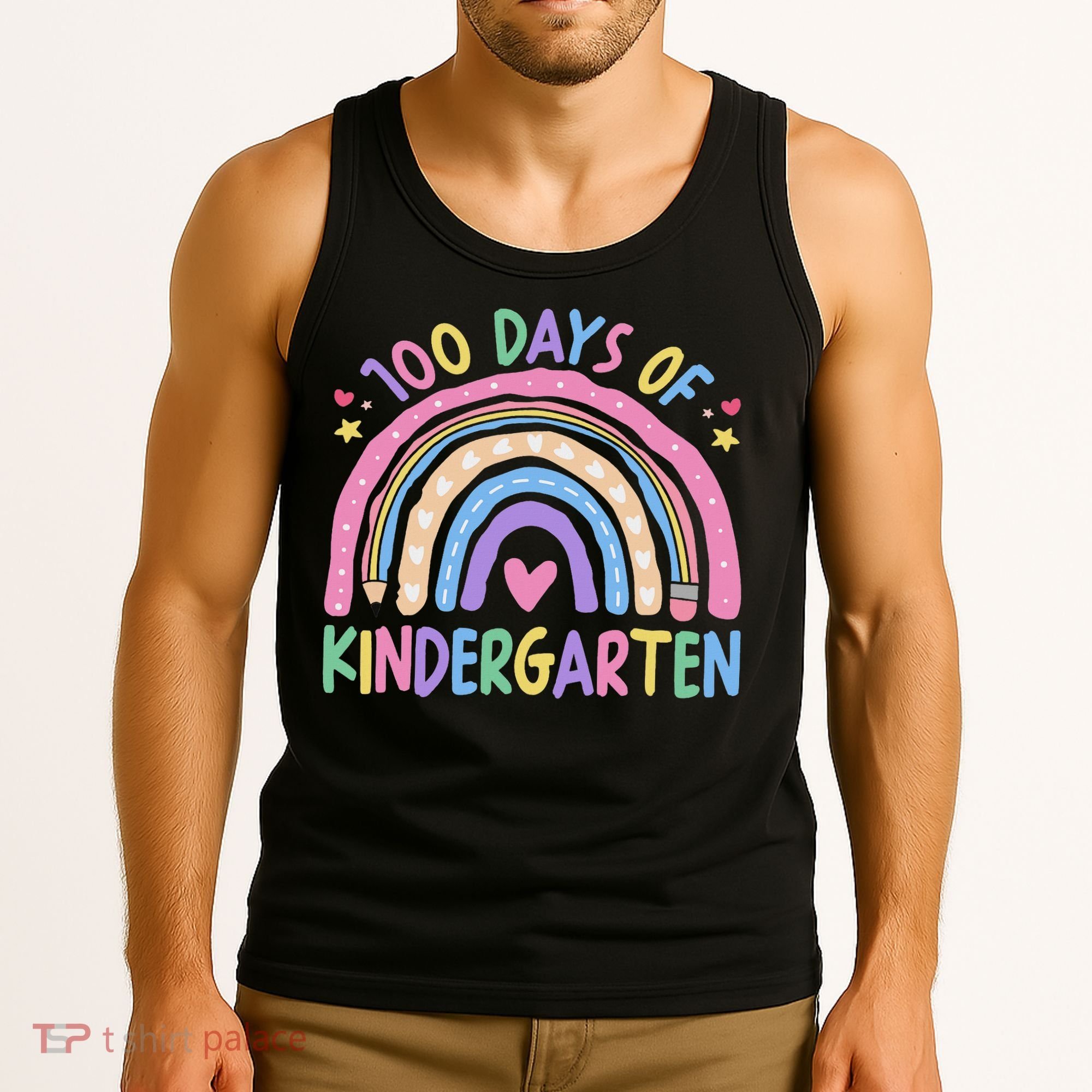 100th Day Of Kindergarten Teacher 100 Days Smarter Tank Top
