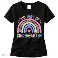 100th Day Of Kindergarten Teacher 100 Days Smarter Women's T-Shirt thumb 0