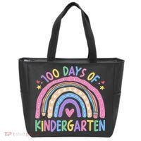 100th Day Of Kindergarten Teacher 100 Days Smarter Tote Bag thumb 0