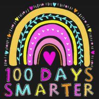 100th Day Of School Teacher rainbow 100 Days Smarter Women's Hoodie thumb 2