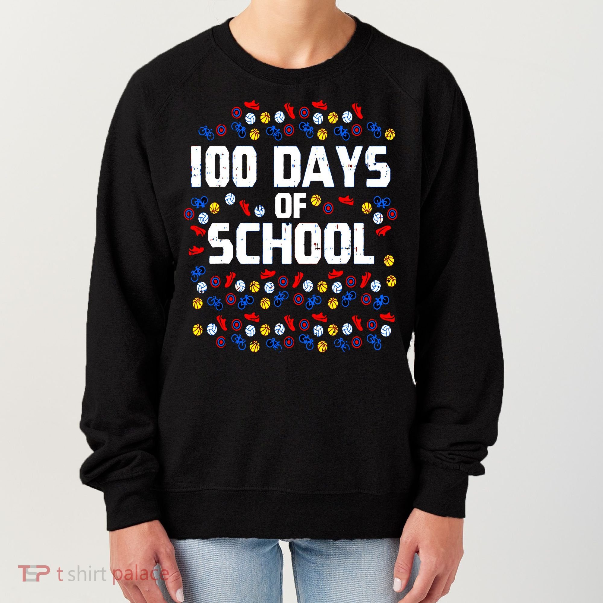 100 Days Of School  Sport Player  Women's Sweatshirt