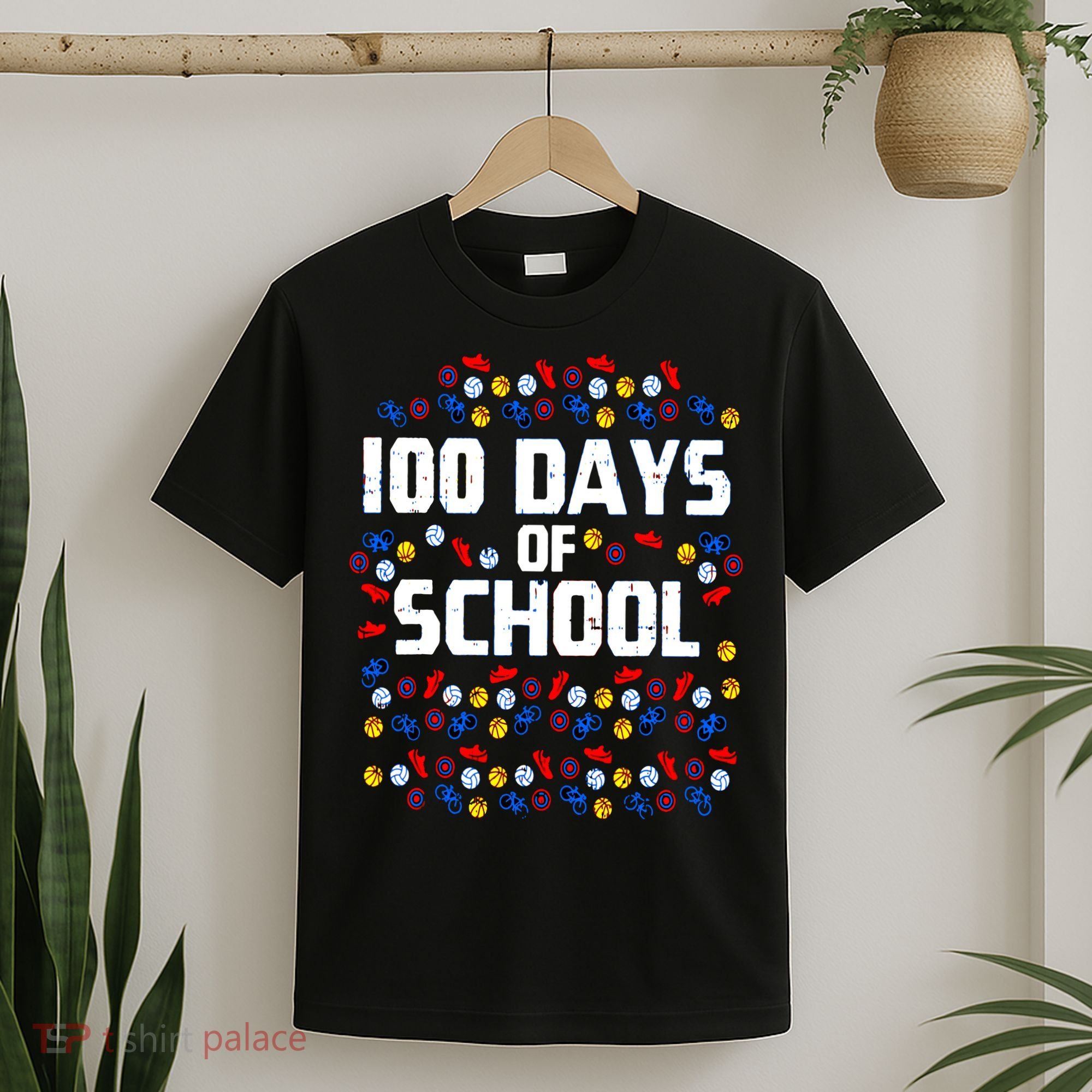 100 Days Of School  Sport Player  T-Shirt