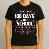 100 Days Of School  Sport Player  T-Shirt thumb 3