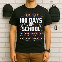100 Days Of School  Sport Player  T-Shirt thumb 6