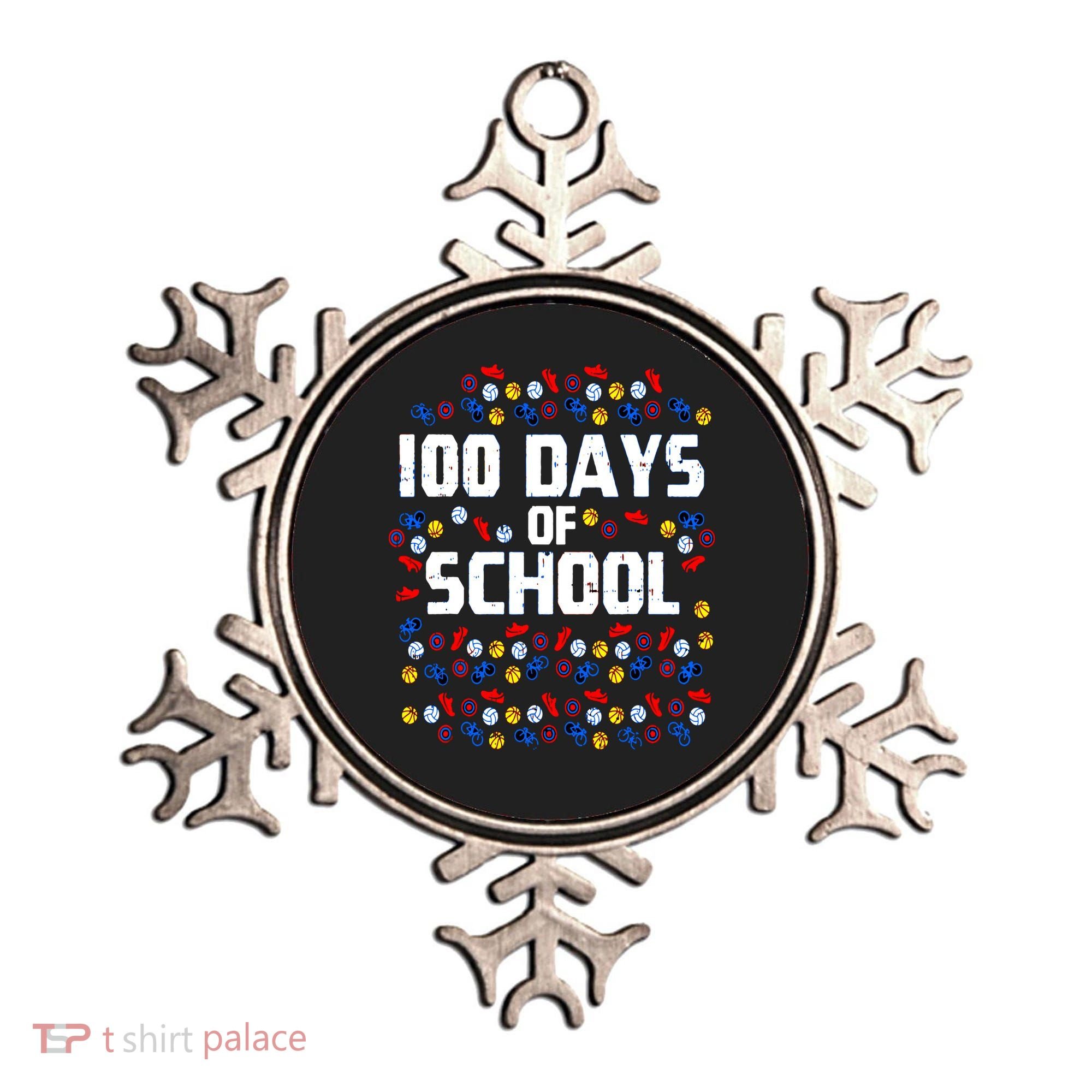 100 Days Of School  Sport Player  Ornament