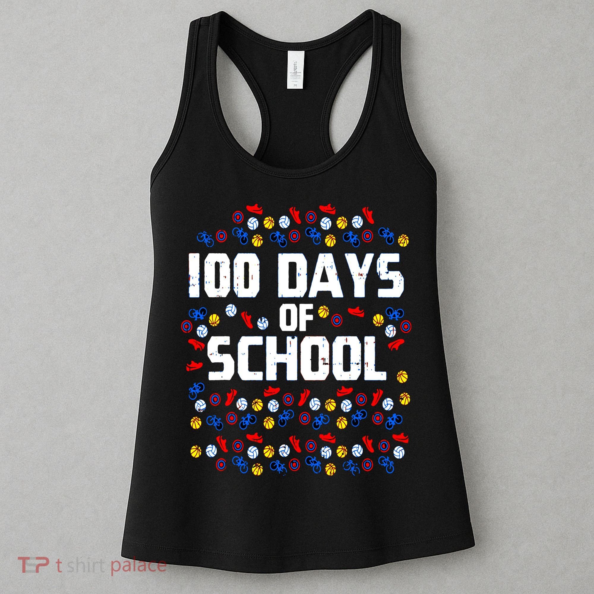 100 Days Of School  Sport Player  Women's Tank Top