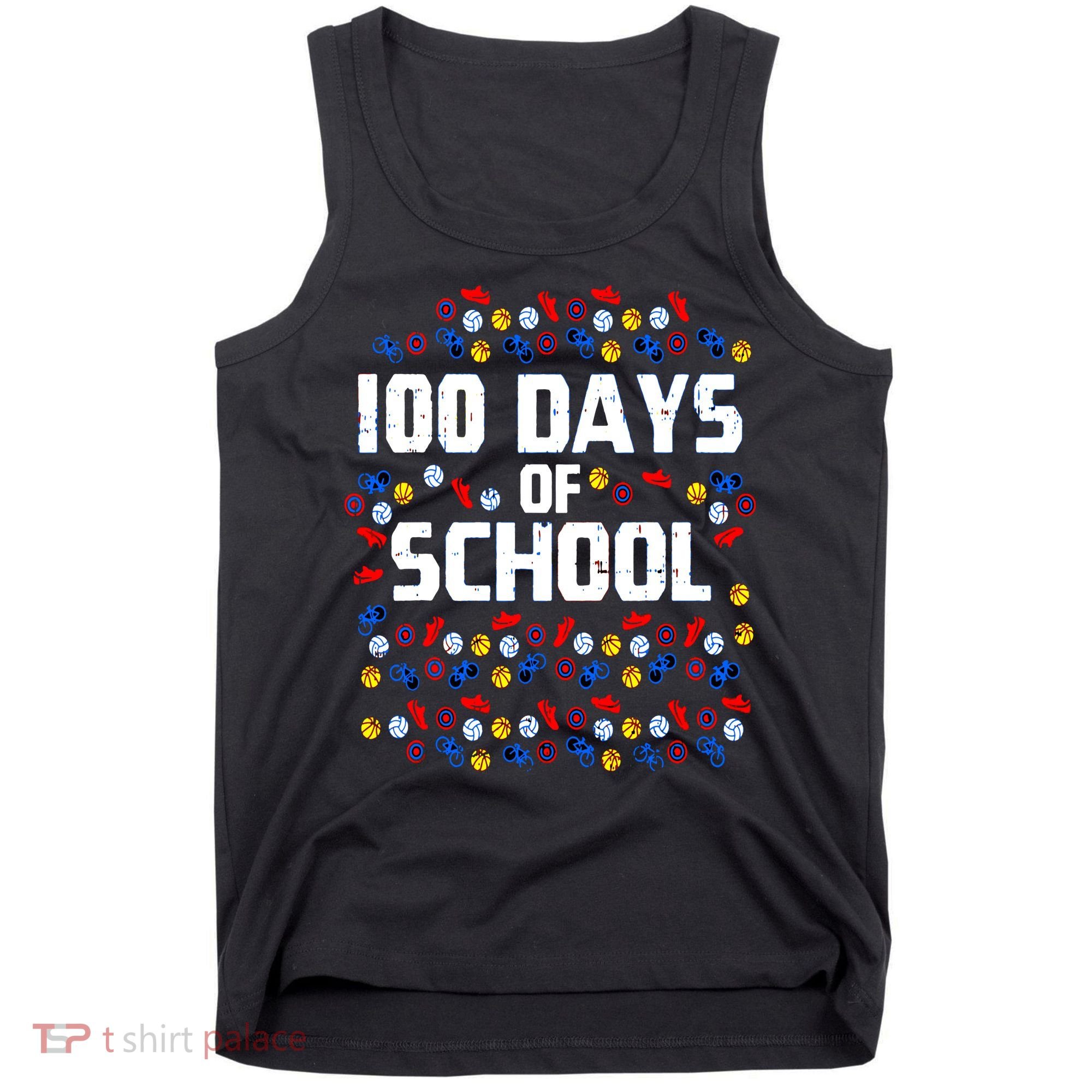 100 Days Of School  Sport Player  Tank Top