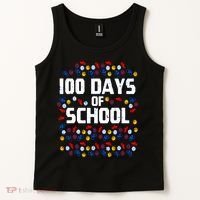 100 Days Of School  Sport Player  Tank Top thumb 2