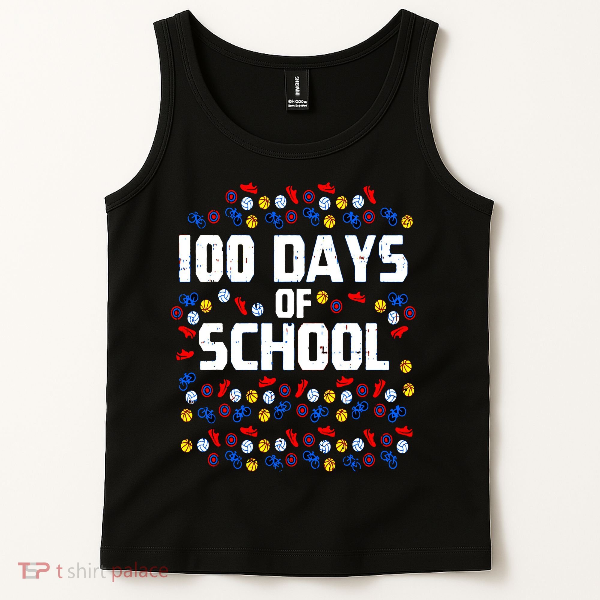 100 Days Of School  Sport Player  Tank Top