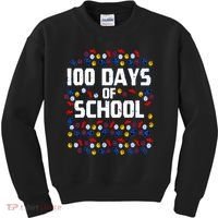 100 Days Of School  Sport Player  Kids Sweatshirt thumb 0