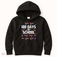 100 Days Of School  Sport Player  Kids Hoodie thumb 0