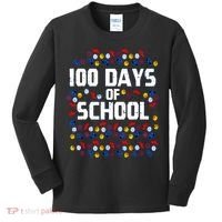 100 Days Of School  Sport Player  Kids Long Sleeve Shirt thumb 0