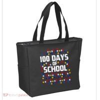 100 Days Of School  Sport Player  Tote Bag thumb 2