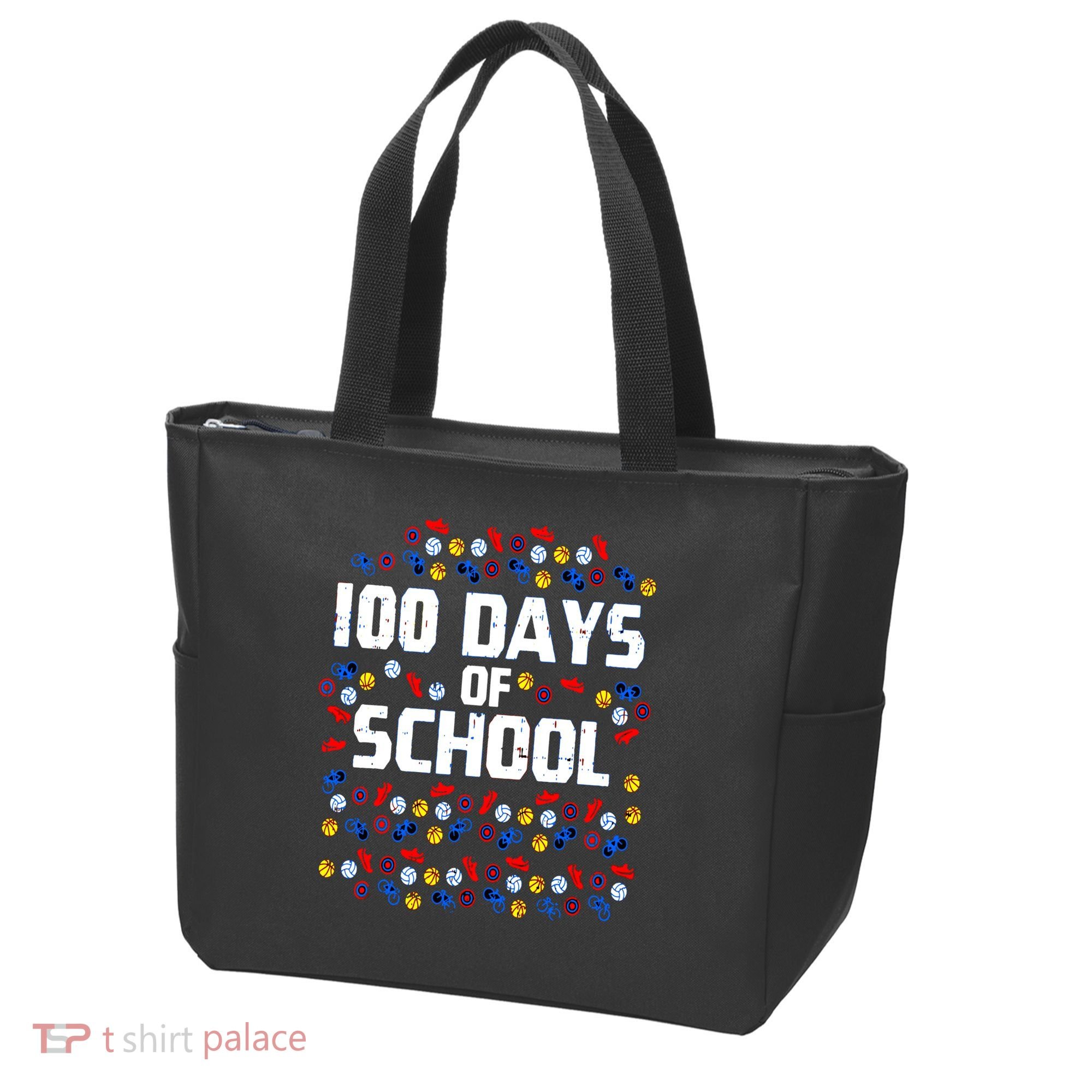 100 Days Of School  Sport Player  Tote Bag