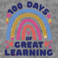 100 Days Of Great Learning School Rainbow Toddler Hoodie thumb 2
