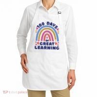 100 Days Of Great Learning School Rainbow Apron thumb 2