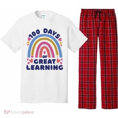 100 Days Of Great Learning School Rainbow Pajama Set
