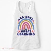 100 Days Of Great Learning School Rainbow Women's Tank Top thumb 0