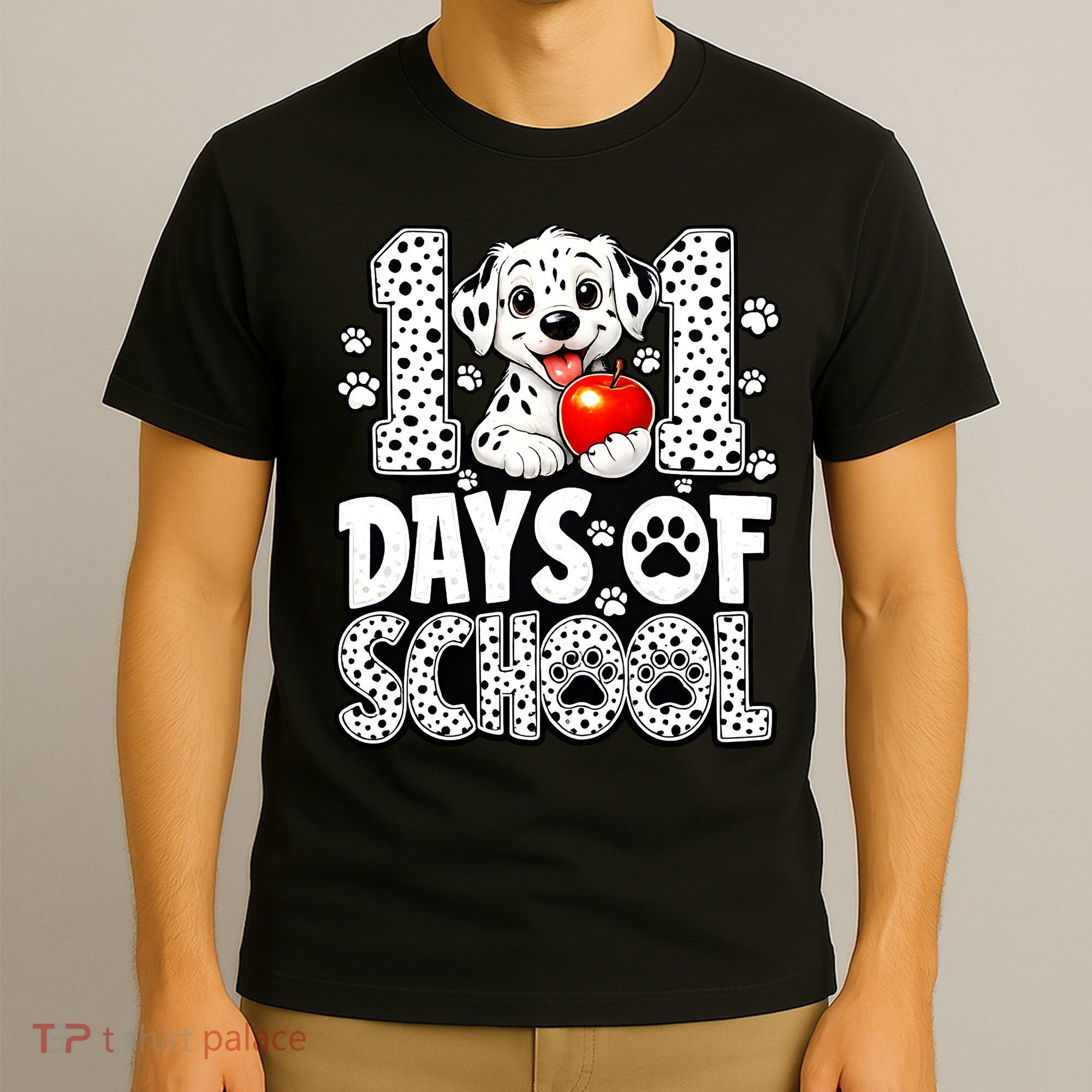 101 Days Of School 100th Day Dog T-Shirt