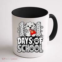 101 Days Of School 100th Day Dog Coffee Mug thumb 1