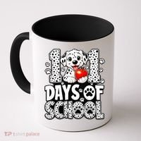 101 Days Of School 100th Day Dog Coffee Mug thumb 0