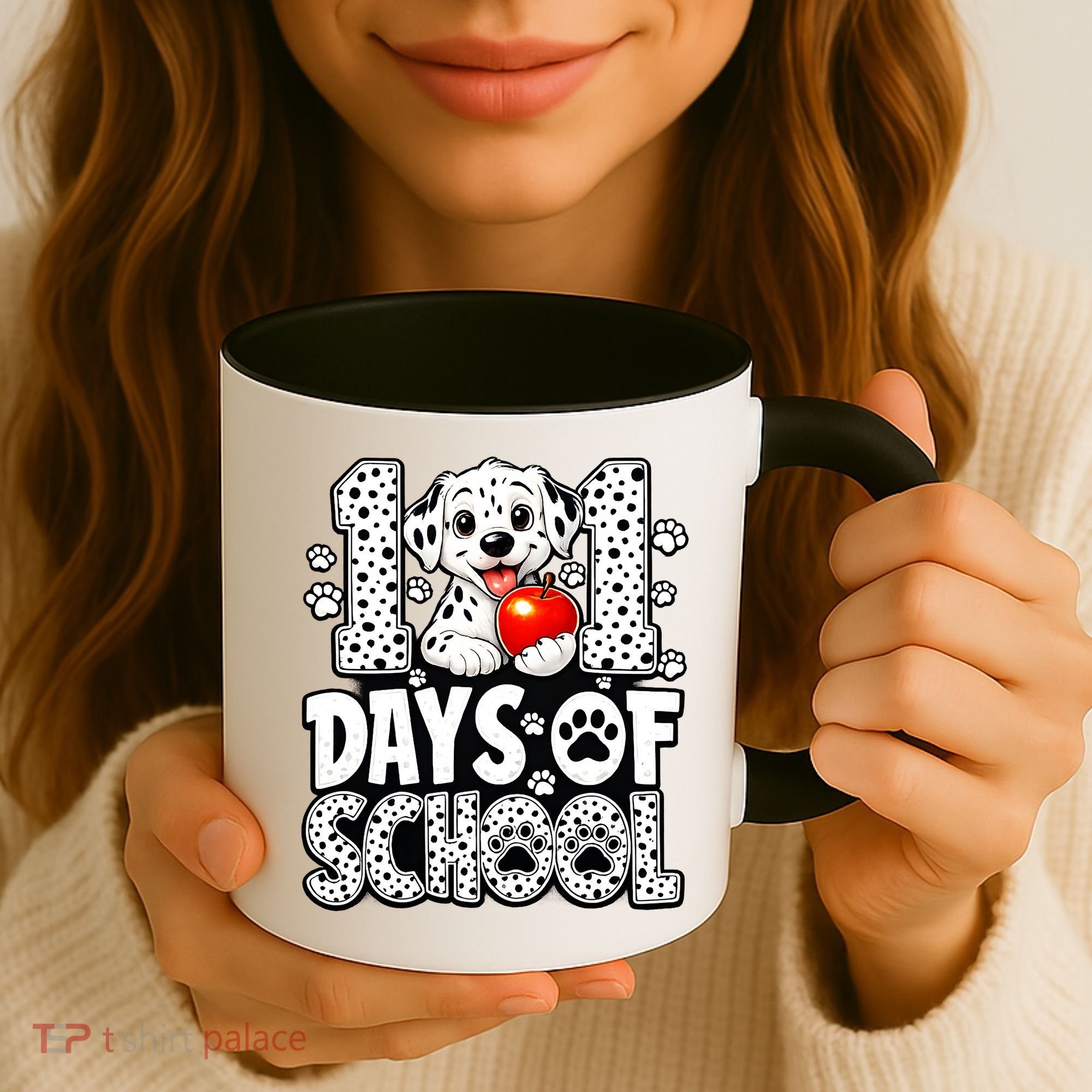 101 Days Of School 100th Day Dog Coffee Mug