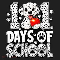 101 Days Of School 100th Day Dog Beanie thumb 2