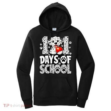 101 Days Of School 100th Day Dog Women's Hoodie