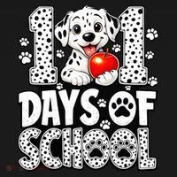 101 Days Of School 100th Day Dog Women's Hoodie thumb 2