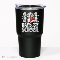 101 Days Of School 100th Day Dog Tumbler thumb 0