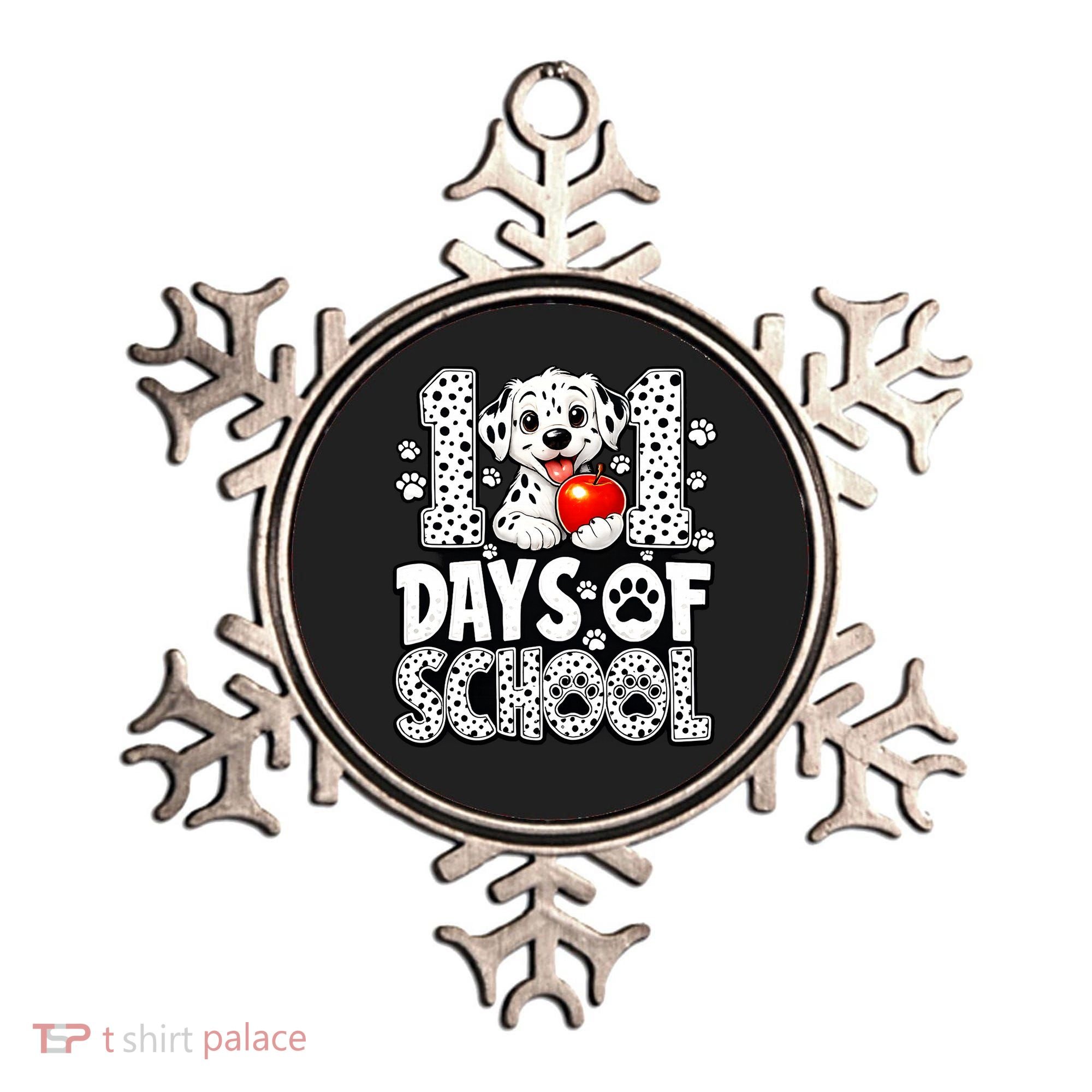 101 Days Of School 100th Day Dog Ornament