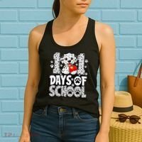 101 Days Of School 100th Day Dog Women's Tank Top thumb 2