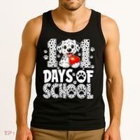 101 Days Of School 100th Day Dog Tank Top thumb 3