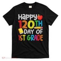 120th Day Of School Teachers Child Happy 120 Days 1st Grade T-Shirt thumb 0
