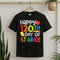 120th Day Of School Teachers Child Happy 120 Days 1st Grade T-Shirt thumb 2
