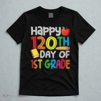 120th Day Of School Teachers Child Happy 120 Days 1st Grade T-Shirt thumb 5