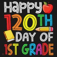 120th Day Of School Teachers Child Happy 120 Days 1st Grade T-Shirt thumb 7
