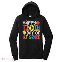 120th Day Of School Teachers Child Happy 120 Days 1st Grade Women's Hoodie thumb 0