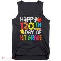 120th Day Of School Teachers Child Happy 120 Days 1st Grade Tank Top thumb 0