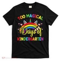 100th Day of Kindergarten For Girls 100 Magical Days T-Shirt thumb 0