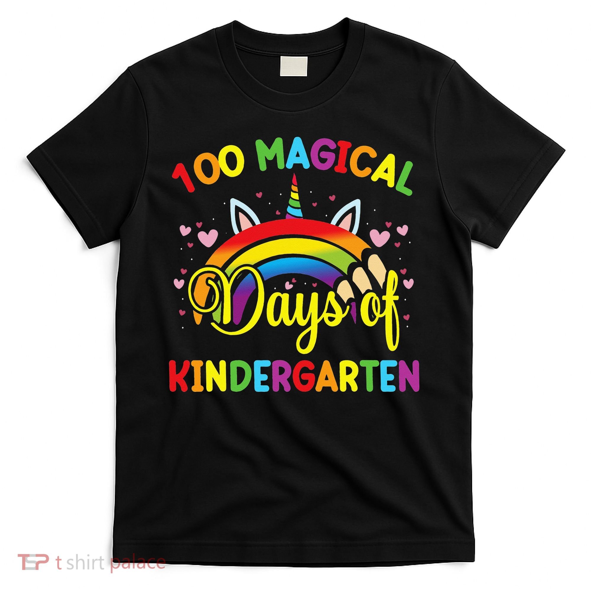 100th Day of Kindergarten For Girls 100 Magical Days T-Shirt