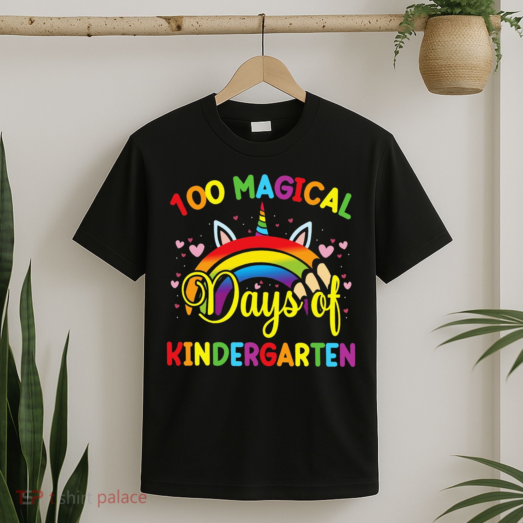 100th Day of Kindergarten For Girls 100 Magical Days T-Shirt
