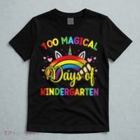 100th Day of Kindergarten For Girls 100 Magical Days T-Shirt thumb 5