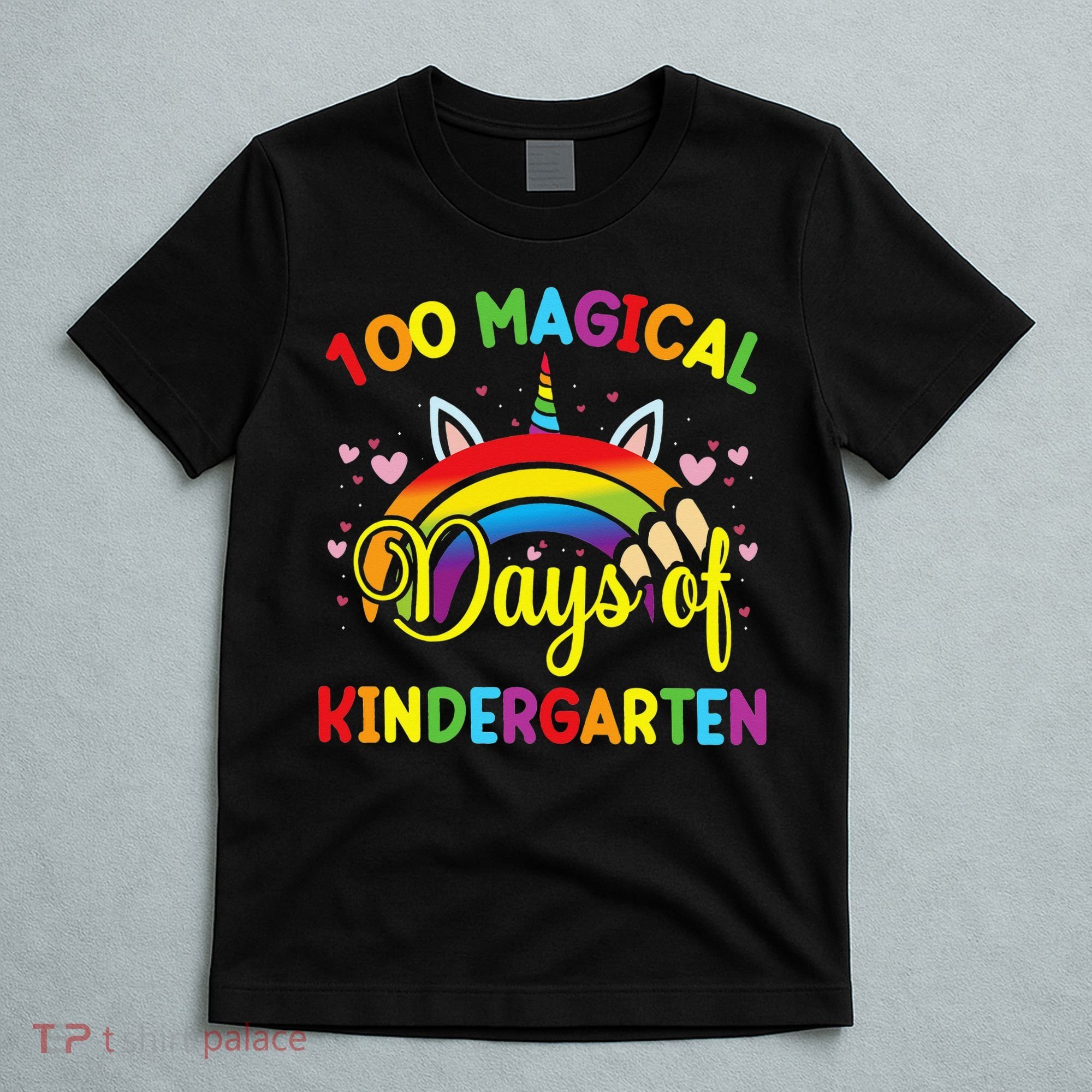 100th Day of Kindergarten For Girls 100 Magical Days T-Shirt