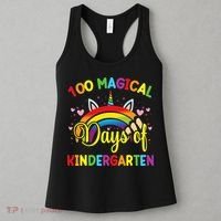 100th Day of Kindergarten For Girls 100 Magical Days Women's Tank Top thumb 3