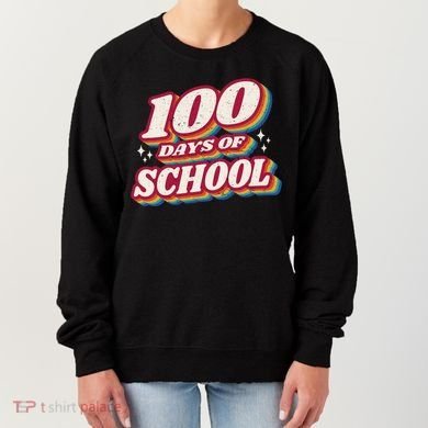 100 Days Of School Retro Women's Sweatshirt