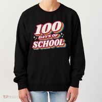 100 Days Of School Retro Women's Sweatshirt thumb 0
