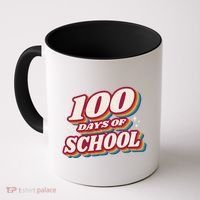 100 Days Of School Retro Coffee Mug thumb 0