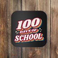 100 Days Of School Retro Coaster thumb 0