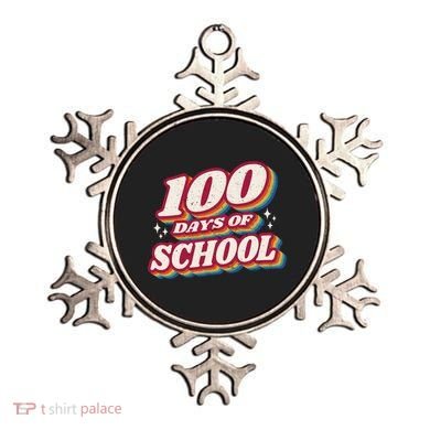 100 Days Of School Retro Ornament